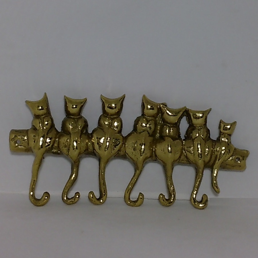 Porta chaves gatinho Porta chaves gatinho em bronze