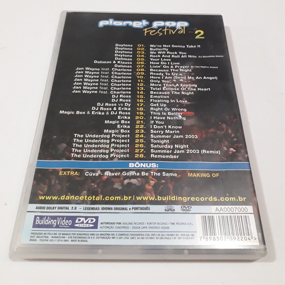 DVD Planet pop festival 2 DVD - Planet POP Festival 2 - Imagem 2