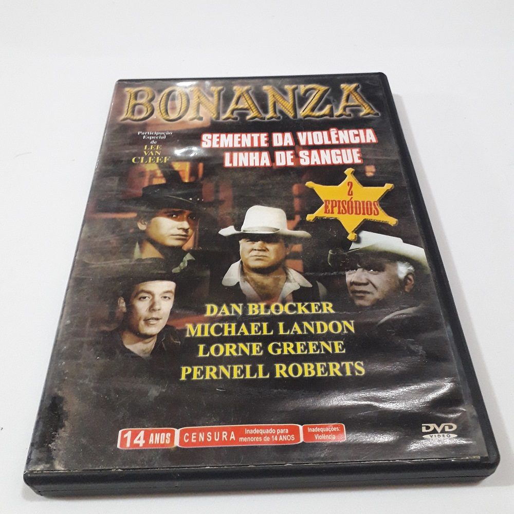 DVD Bonanza semente da violência linha de sangue DVD Bonanza - Semente da violência e Linha de sangue