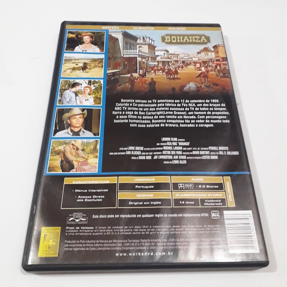 DVD Bonanza cartas na mesa DVD - Bonanza - Cartas na mesa - Imagem 2