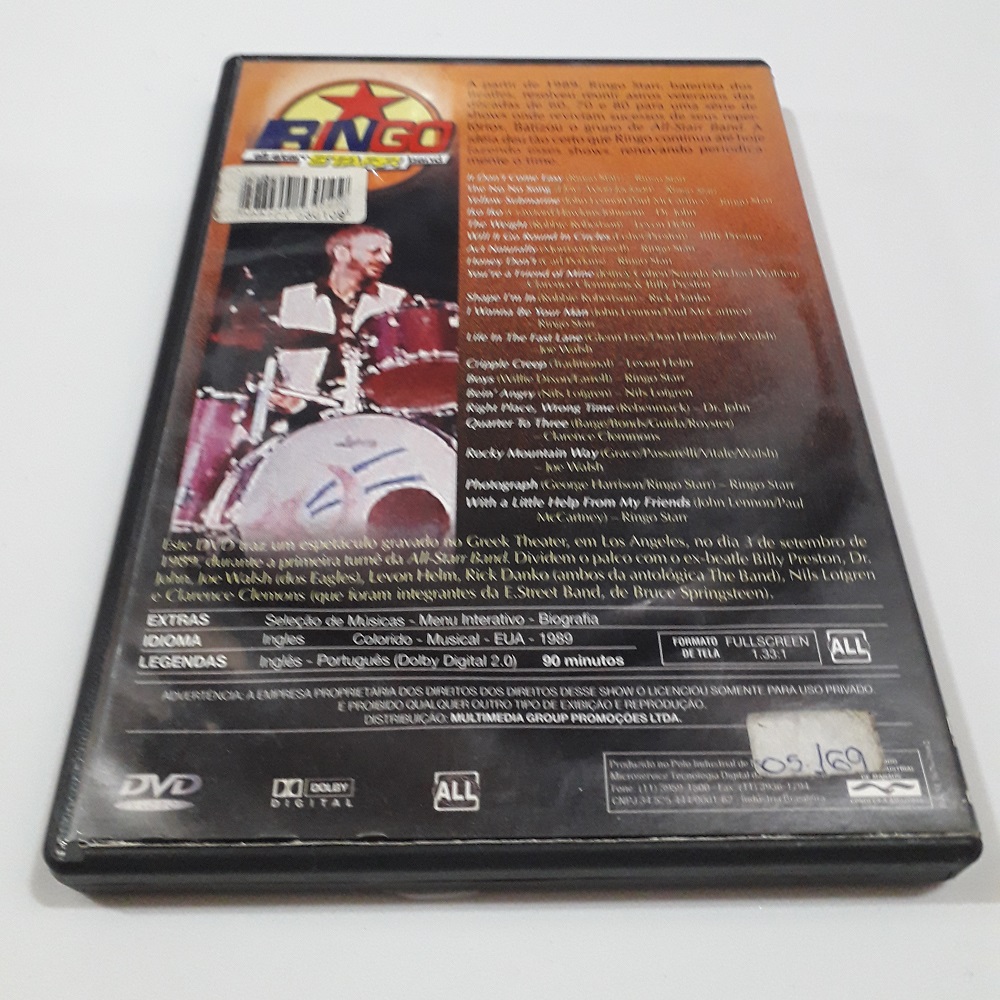 DVD Ringo Starr a DVD - Ringo Starr - All Star Band - Imagem 3