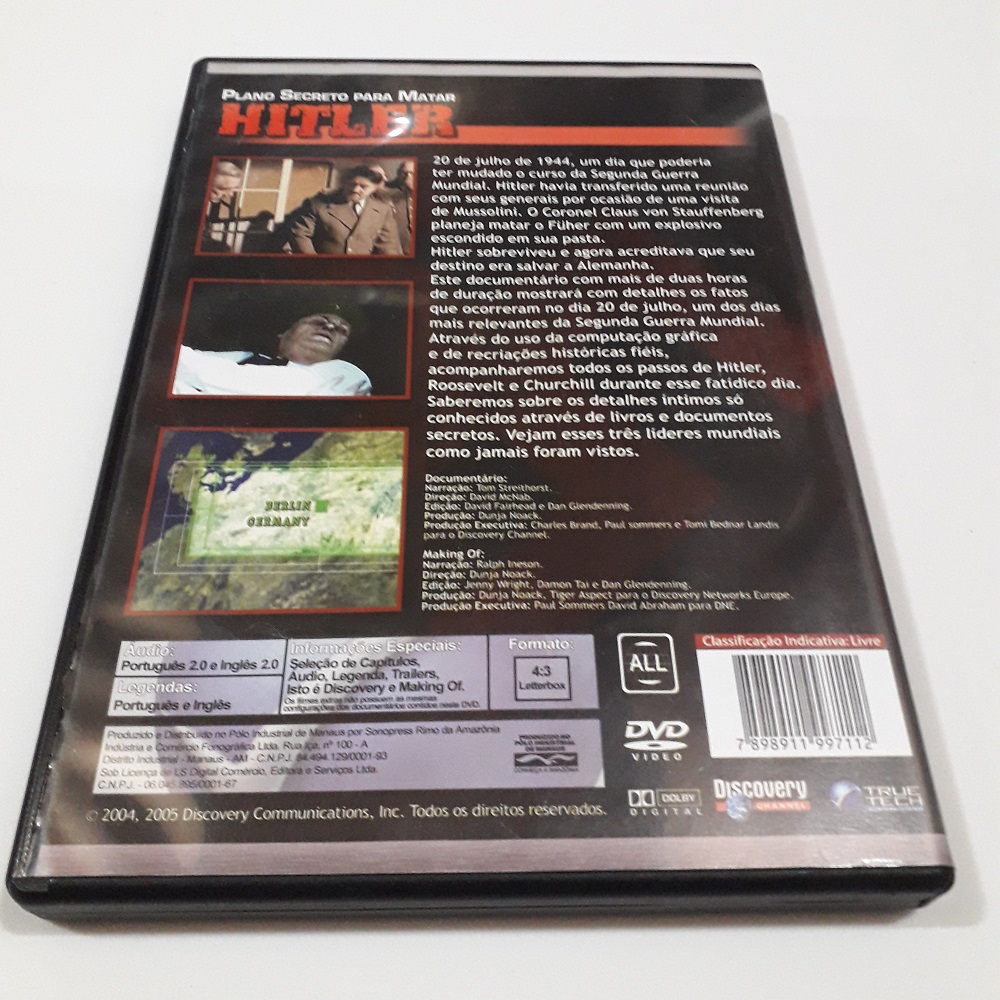 DVD plano secreto para matar hitler a DVD - Plano secreto para matar Hitler - Imagem 3